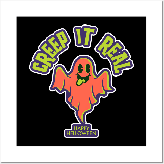 Creep It Real HELLOWEEN Wall Art by KNTG